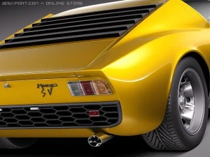 Miura P400 SV 1966-1973 3D Model
