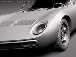 Miura P400 SV 1966-1973 Model 3D