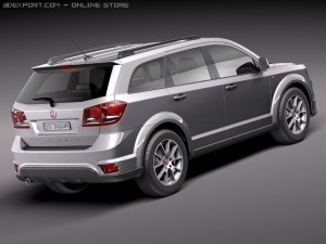 Fiat Freemont 2012 3D Model