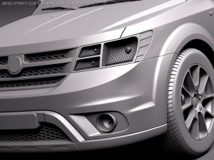 Fiat Freemont 2012 3D Model