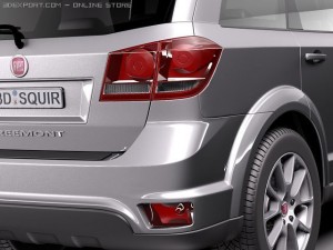 Fiat Freemont 2012 3D Model