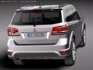 Fiat Freemont 2012 3D Model