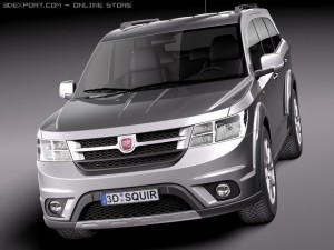 Fiat Freemont 2012 3D Model