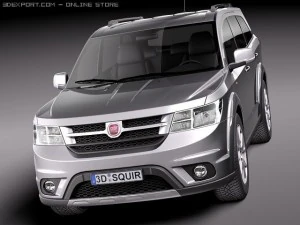 Fiat Freemont 2012 3D Model