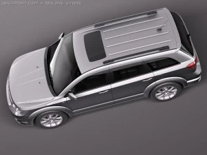 Fiat Freemont 2012 3D Model