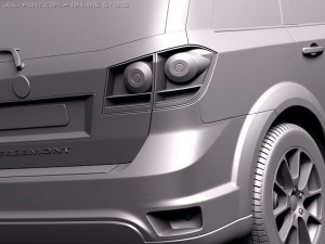 Fiat Freemont 2012 3D Model