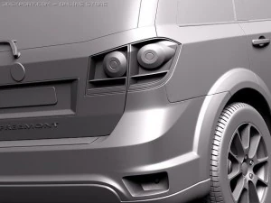 Fiat Freemont 2012 3D Model
