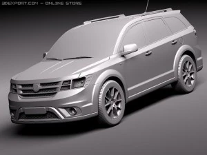 Fiat Freemont 2012 3D Model