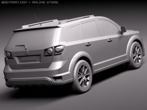Fiat Freemont 2012 3D Model