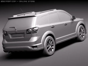 Fiat Freemont 2012 3D Model