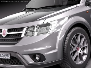 Fiat Freemont 2012 3D Model