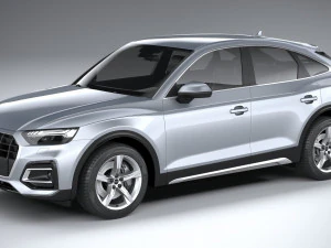 アウディ Q5 スポーツバック 2021 3Dモデル