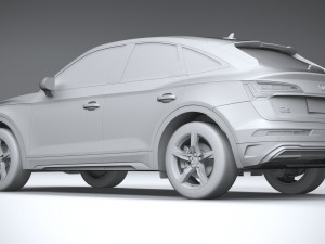 Audi Q5 Sportback 2021 3D Model