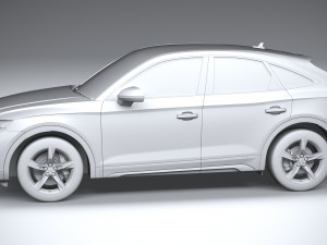 Audi Q5 Sportback 2021 3D Model