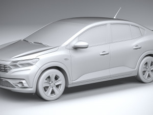 Dacia Logan 2021 3D 모델