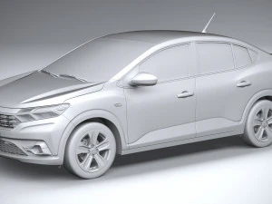 Dacia Logan 2021 3D Model