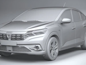 Dacia Logan 2021 3D Model