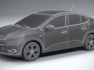 Dacia Logan 2021 3D Model