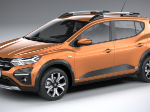 dacia sandero stepway 2021 3D Model