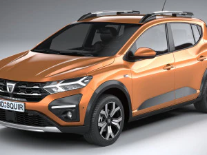 Dacia Sandero Stepway 2021 3D Model
