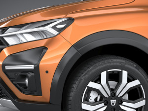 Dacia Sandero Stepway 2021 Modello 3D
