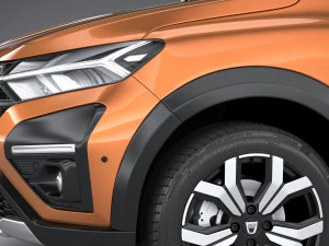 Dacia Sandero Stepway 2021 3D Model