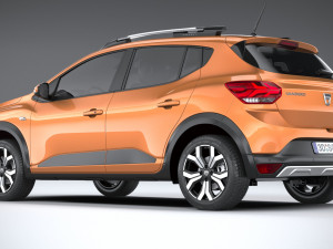 Dacia Sandero Stepway 2021 Modello 3D