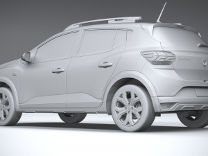 Dacia Sandero Stepway 2021 Modello 3D
