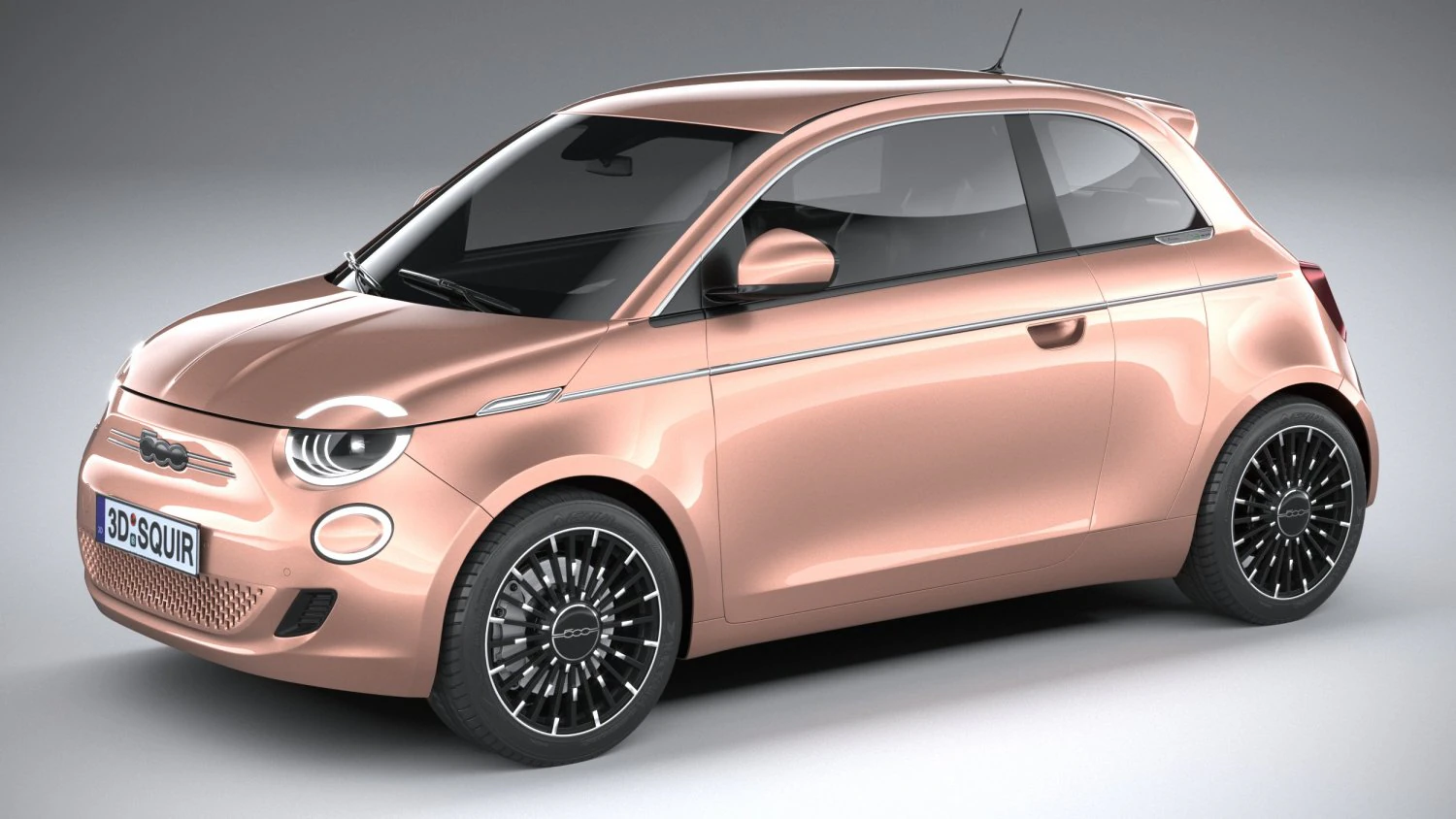 Fiat 500 31 2021 3D Model .c4d .max .obj .3ds .fbx .stl .blend 