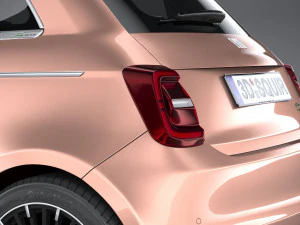Fiat 500 31 2021 3D Model