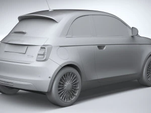 Fiat 500 31 2021 3D Model