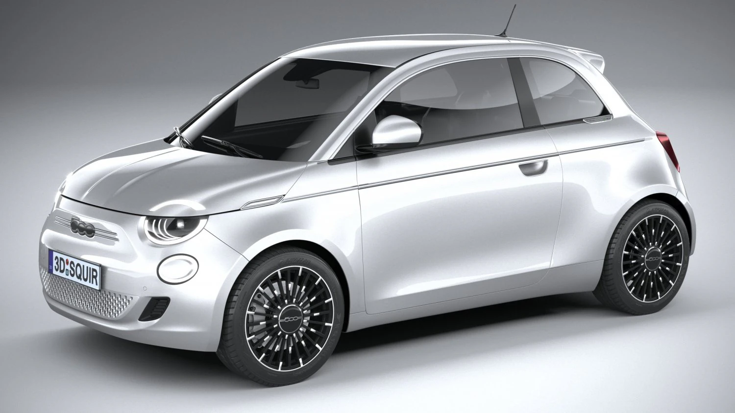 Fiat 500 2021 3D Model .c4d .max .obj .3ds .fbx .stl .blend