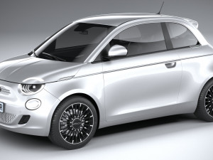 Fiat 500 2021 3D Model