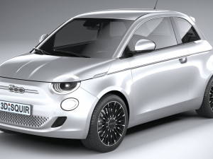 Fiat 500 2021 Model 3D