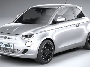 Fiat 500 2021 3D Model