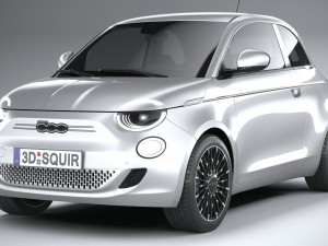 Fiat 500 2021 Model 3D