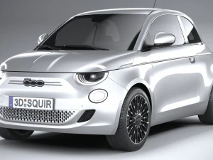 Fiat 500 2021 3D Model