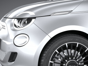 Fiat 500 2021 Model 3D