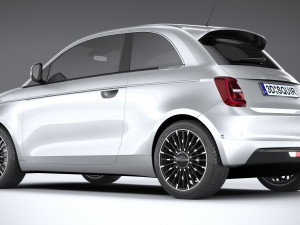 Fiat 500 2021 Model 3D