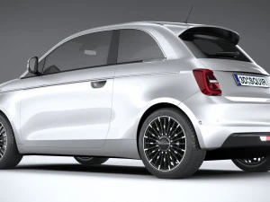 Fiat 500 2021 3D Model