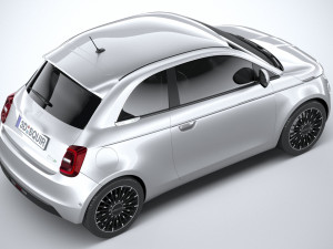 Fiat 500 2021 Model 3D