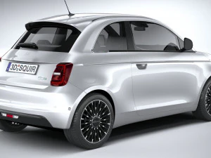 Fiat 500 2021 3D Model