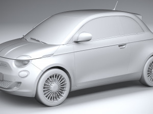 Fiat 500 2021 Model 3D