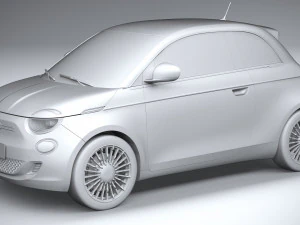 Fiat 500 2021 3D Model