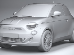 Fiat 500 2021 Model 3D