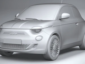 Fiat 500 2021 3D Model