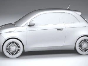 Fiat 500 2021 3D Model