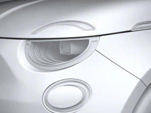 Fiat 500 2021 3D Model