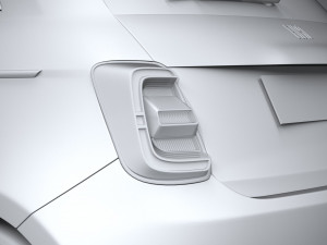 Fiat 500 2021 Model 3D