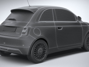 Fiat 500 2021 Model 3D